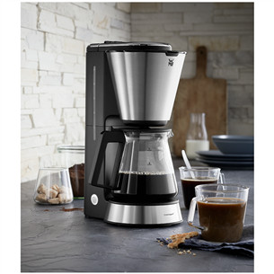 WMF KITCHENminis Aroma, резервуар для воды 0,625 л, черный/нерж. сталь - Капельная кофеварка