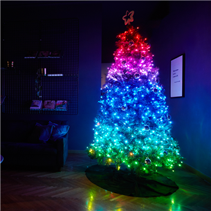 Twinkly Special Edition 400 RGB+W LED String (Gen II), IP44, 32 m, black - Smart Christmas Lights