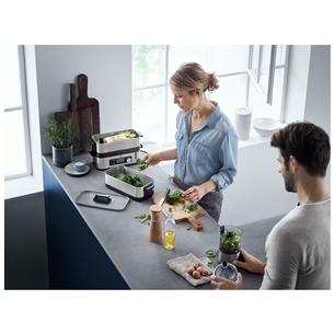 WMF KITCHENminis VitalisE, 900 W, inox - Steamer