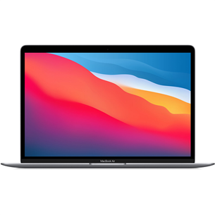 Apple MacBook Air 13" (2020), M1 8C/7C, 8 GB, 256 GB, ENG, hall - Sülearvuti MGN63ZE/A