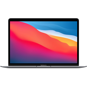 Apple MacBook Air 13" (2020), M1 8C/7C, 8 GB, 256 GB, RUS, hall - Sülearvuti