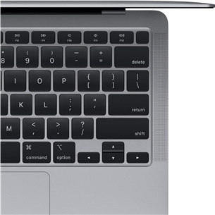 Apple MacBook Air 13" (2020), M1 8C/7C, 8 ГБ, 256 ГБ, SWE, серый - Ноутбук