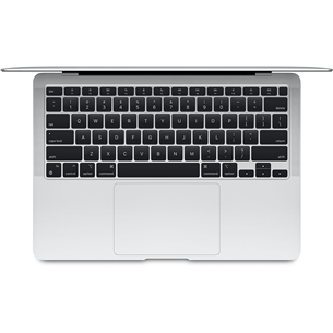 Apple MacBook Air 13" (2020), M1 8C/7C, 8 GB, 256 GB, ENG, hõbedane - Sülearvuti