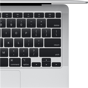 Apple MacBook Air 13" (2020), M1 8C/7C, 8 GB, 256 GB, ENG, hõbedane - Sülearvuti