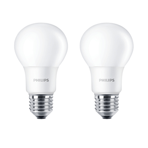 2 x LED lamp Philips (E27, 60W)