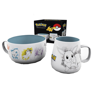 Mug and bowl Pokemon Eevee