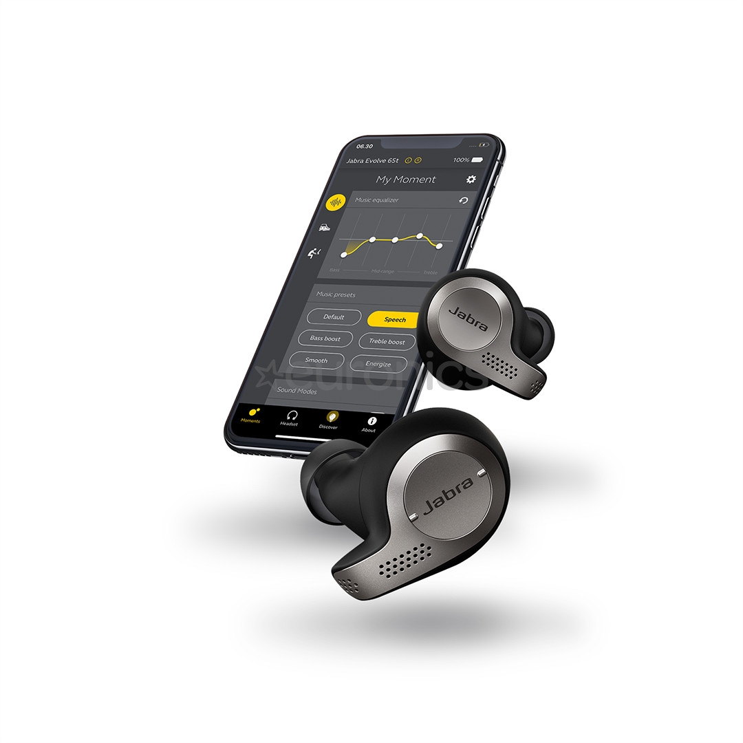 Juhtmevabad kõrvalapid Jabra Evolve 65T