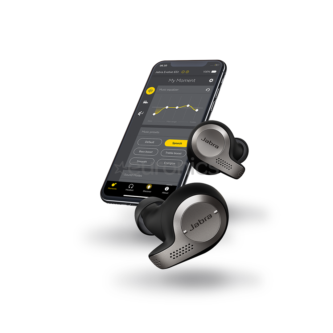 Wireless headphones Jabra Evolve 65T