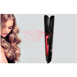 Valera Swiss'x PulseCare, 120-230 °C, red/black - Hair straightener, /I | Euronics Valera Swiss'x PulseCare, 120-230 °C, red/black - Hair straightener, /I | Euronics