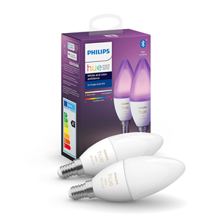 Nutivalgusti komplekt Philips Hue White and Color Ambience (E14)