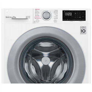 LG, 9 kg, depth 56.5 cm, 1400 rpm - Front Load Washing Machine