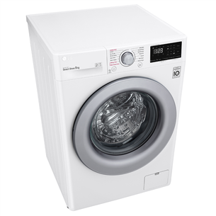 LG 9 kg, sügavus 56,5 cm, 1400 p/m - Eestlaetav pesumasin