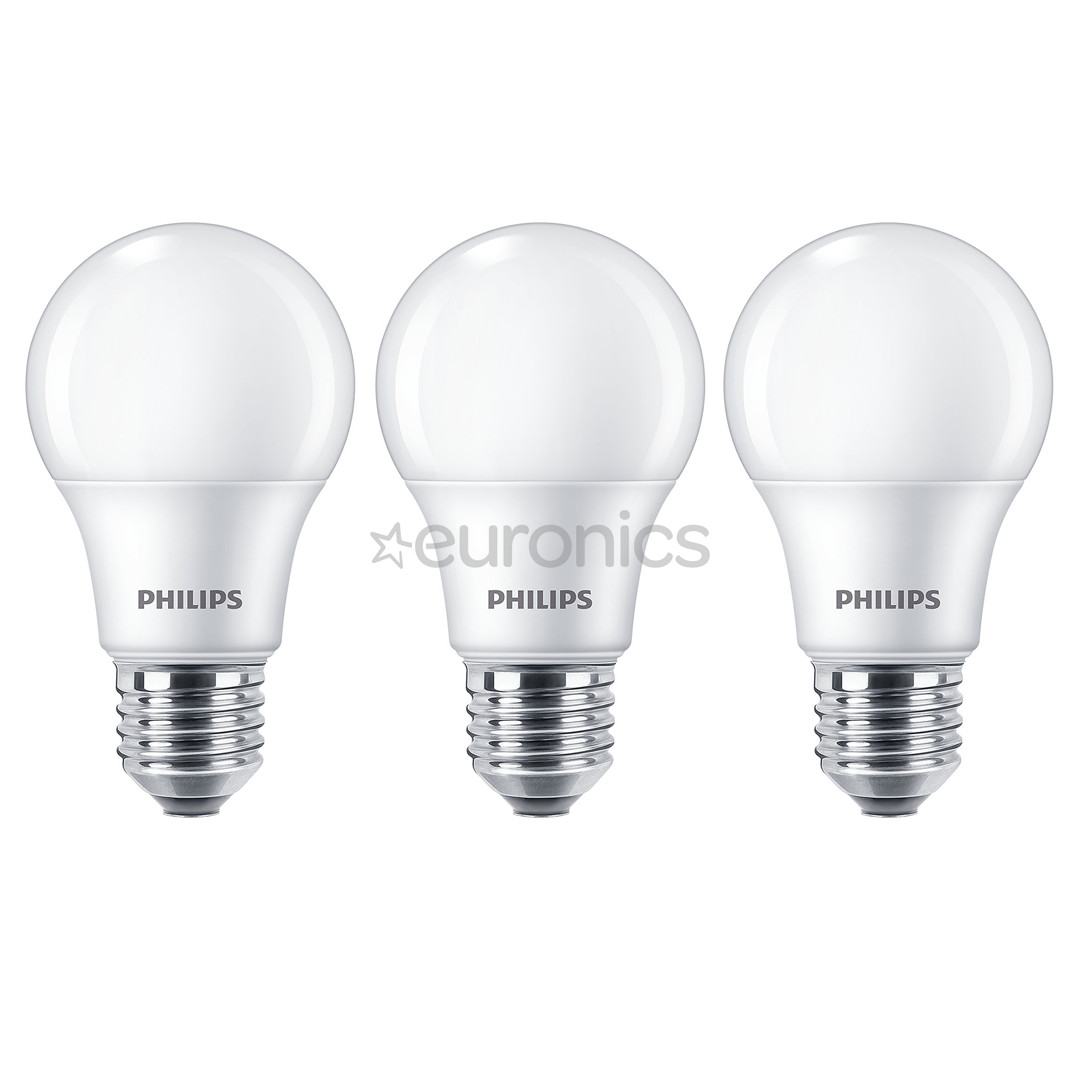 3 x LED lamp Philips E27