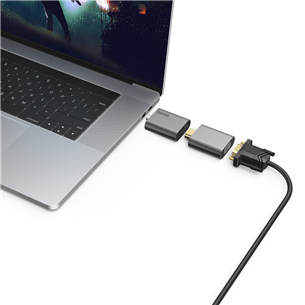 Adapteri komplekt 6 in 1 USB-C, Mini-DisplayPort, HDMI™, VGA Hama