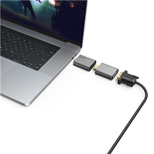 Video Adapter Set, 6 in 1, USB-C, Mini-DisplayPort, HDMI™, VGA Hama