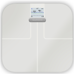 Garmin Index Smart Scale S2, up to 181.4 kg, white - Smart scale