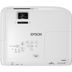 Epson EB-W49, FHD, 3800 лм, белый - Проектор
