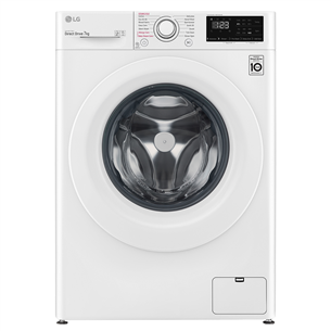 LG, 7 kg, depth 56.5 cm, 1370 rpm - Front Load Washing Machine