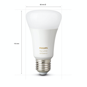 Nutivalgusti komplekt Philips Hue White Ambiance (E27)