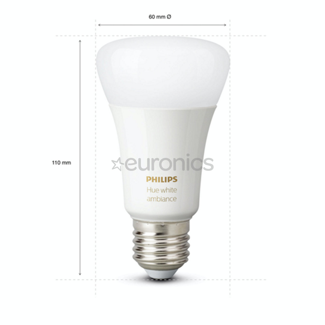 Комплект умных ламп Philips Hue White Ambiance (E27)