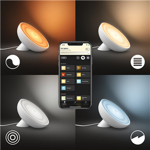 Philips Hue White and Color Ambiance Bloom, valge - Nutikas laualamp