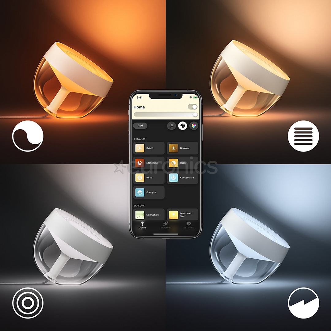 Nutikas laualamp Philips Hue White and Color Ambiance Iris