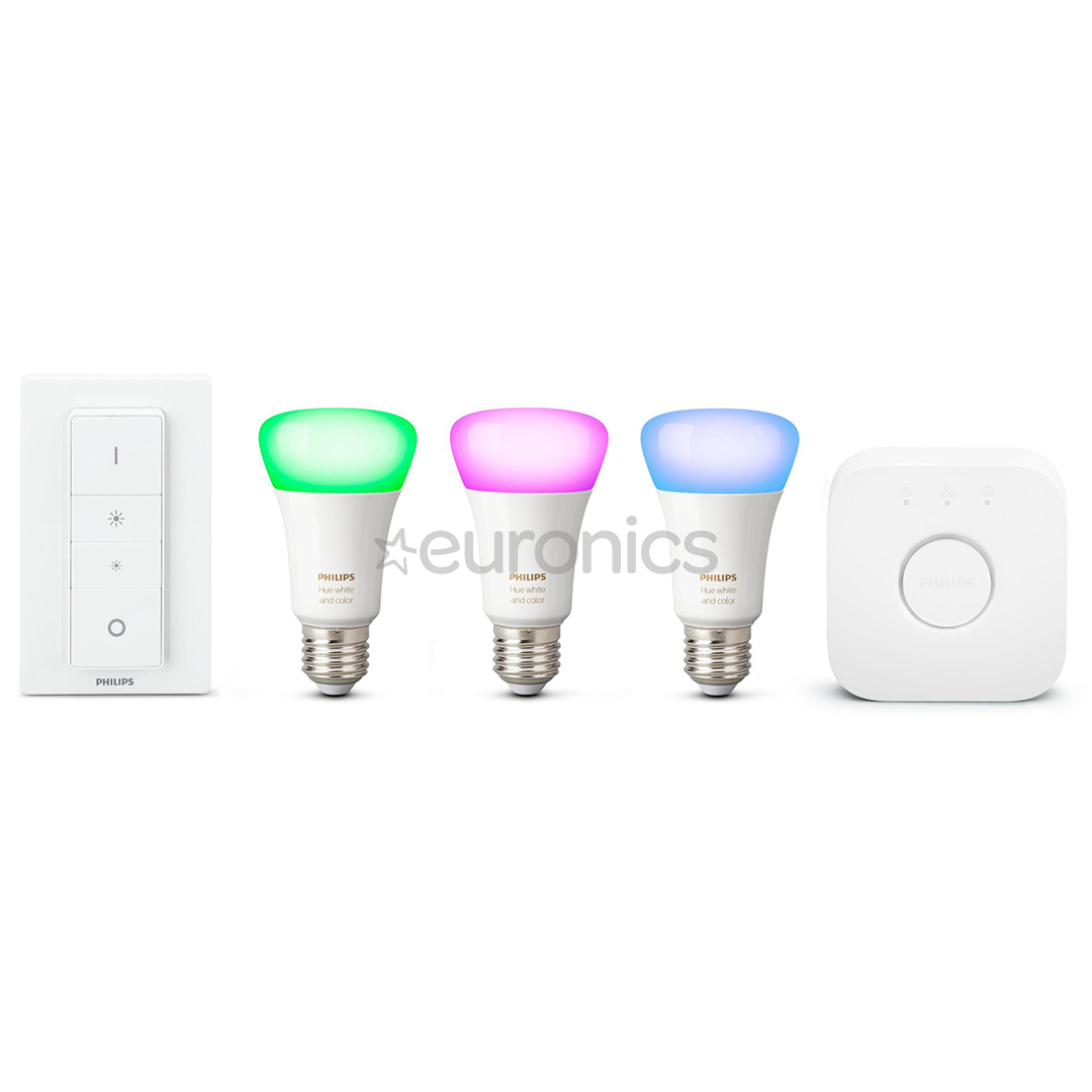 Nutivalgusti komplekt Philips Hue White and Color Ambiance (E27)