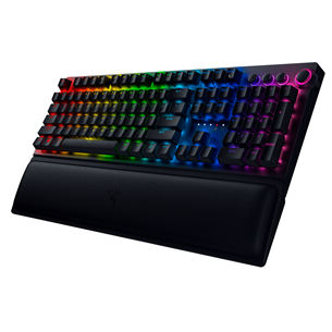 Razer BlackWidow V3 Pro Razer Green Switch, SWE, must - Mehaaniline klaviatuur