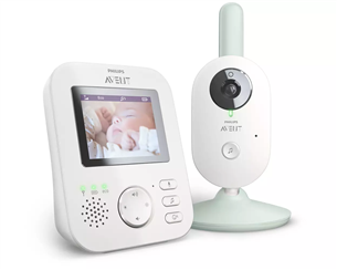 Philips Avent, white/green - Video baby monitor SCD831/52
