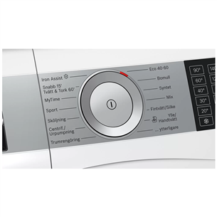 Bosch, 10/6 kg, depth 61.6 cm, 1400 rpm - Washer-Dryer Combo