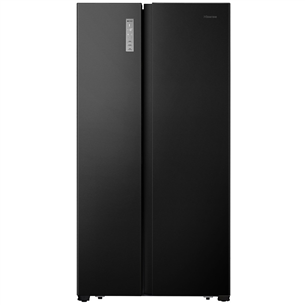 Hisense, NoFrost, 519 L, height 179 cm, black - SBS Refrigerator