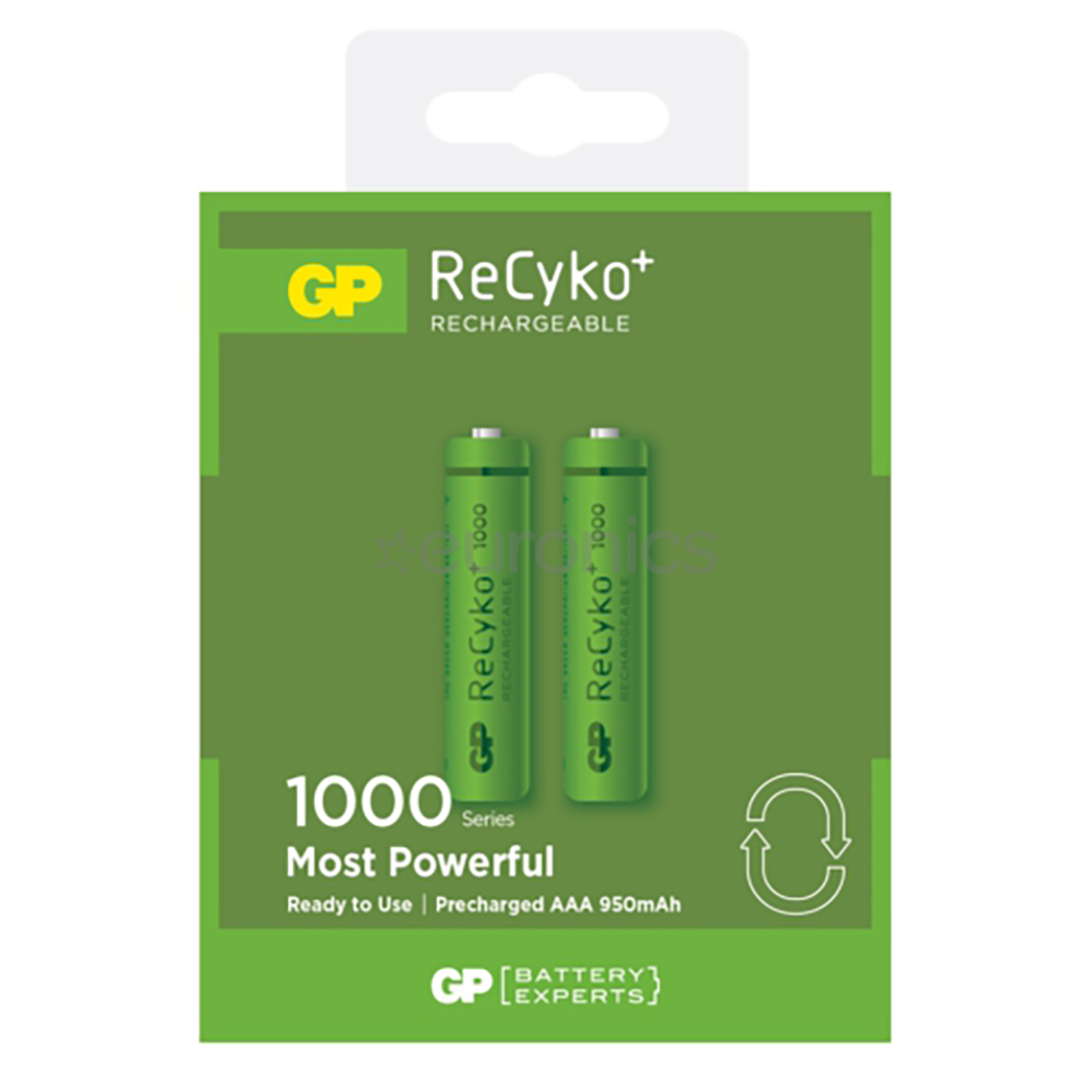 2 x AAA akupatareid GP (1000mAh)