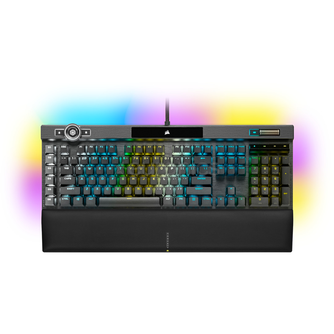 Corsair K100 Cherry MX Speed Black, SWE, black - Mechanical Keyboard
