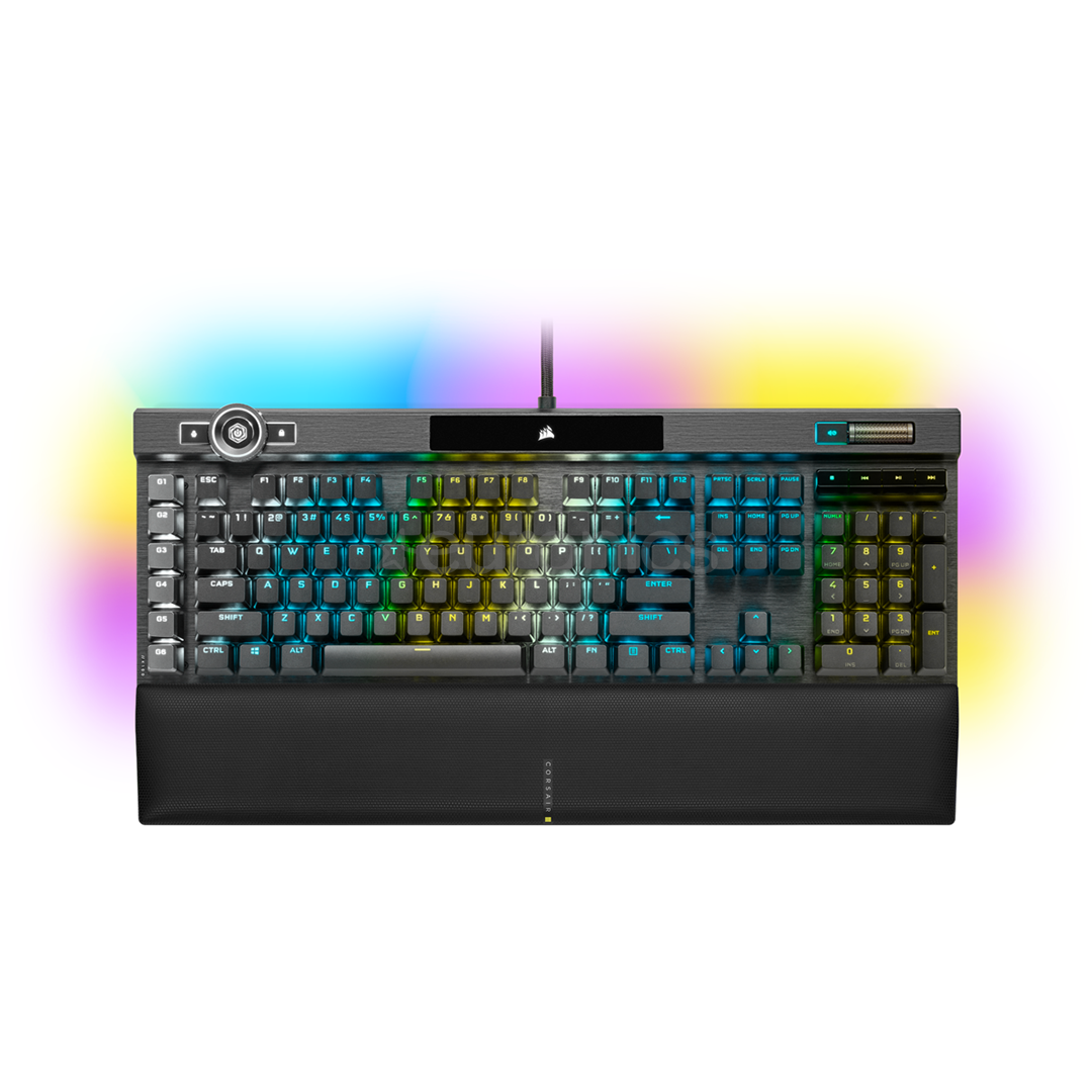 Corsair K100 Cherry MX Speed Black, SWE, black - Mechanical Keyboard