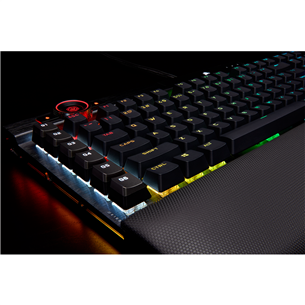 Corsair K100 Cherry MX Speed Black, SWE, must - Mehaaniline klaviatuur
