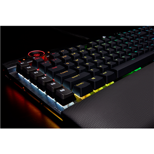 Corsair K100 Cherry MX Speed Black, SWE, черный - Механическая клавиатура