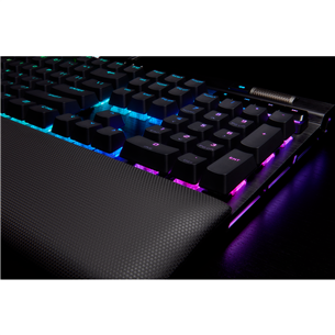 Corsair K100 Cherry MX Speed Black, SWE, must - Mehaaniline klaviatuur