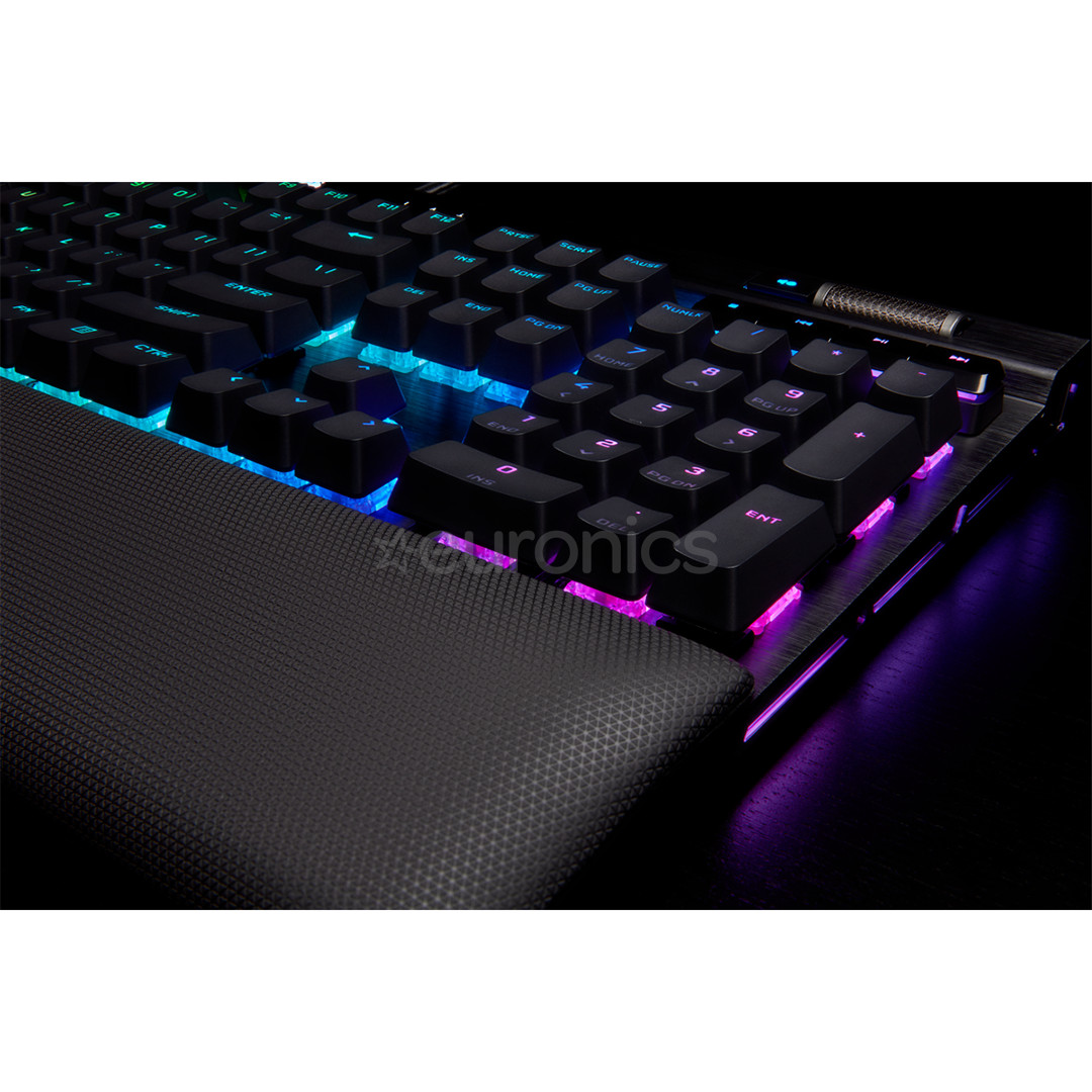 Corsair K100 Cherry MX Speed Black, SWE, black - Mechanical Keyboard