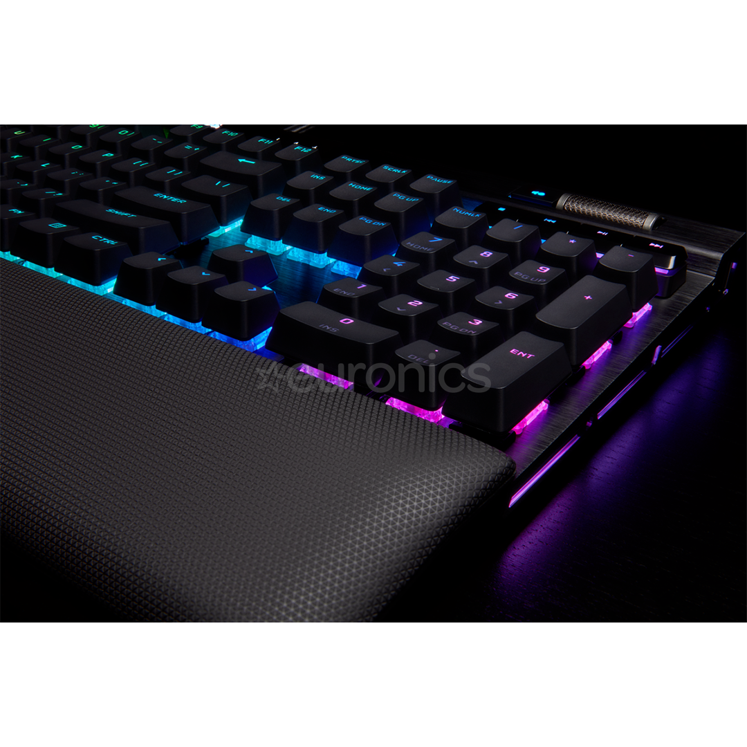 Corsair K100 Cherry MX Speed Black, SWE, black - Mechanical Keyboard