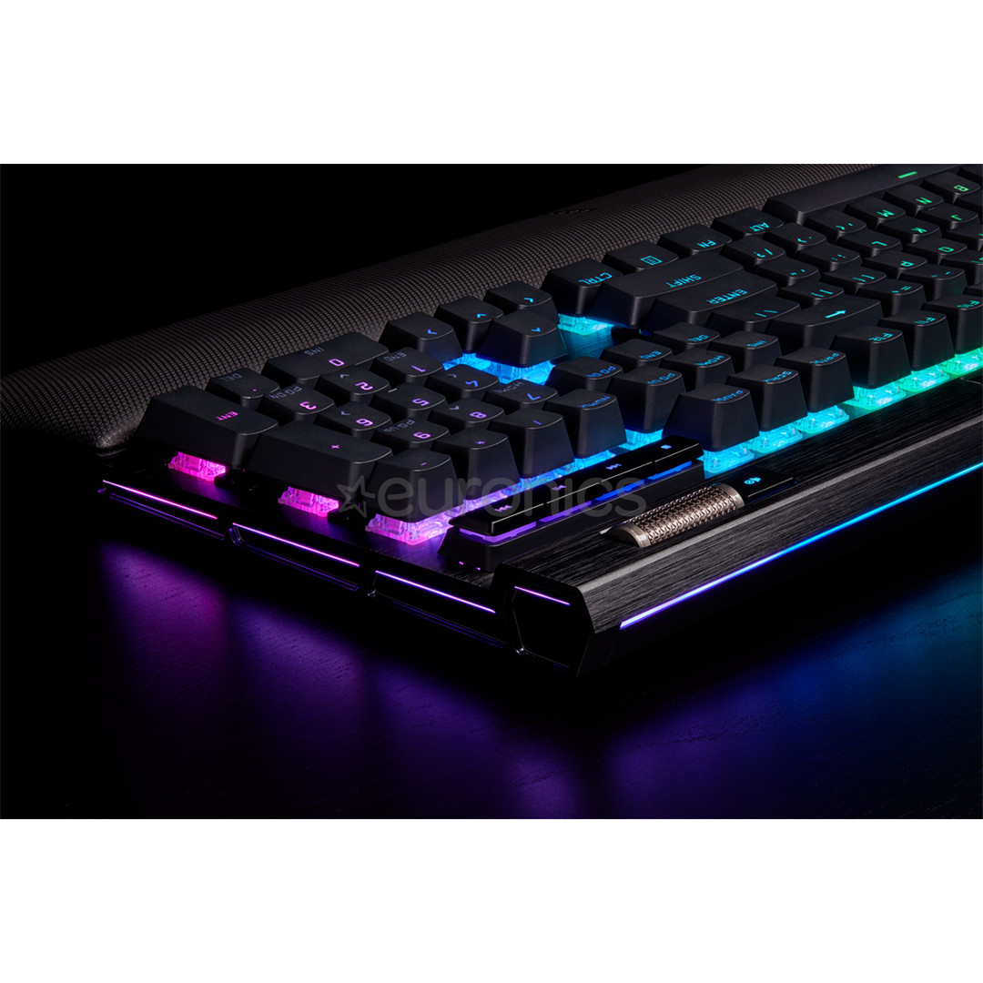 Corsair K100 Cherry MX Speed Black, SWE, black - Mechanical Keyboard