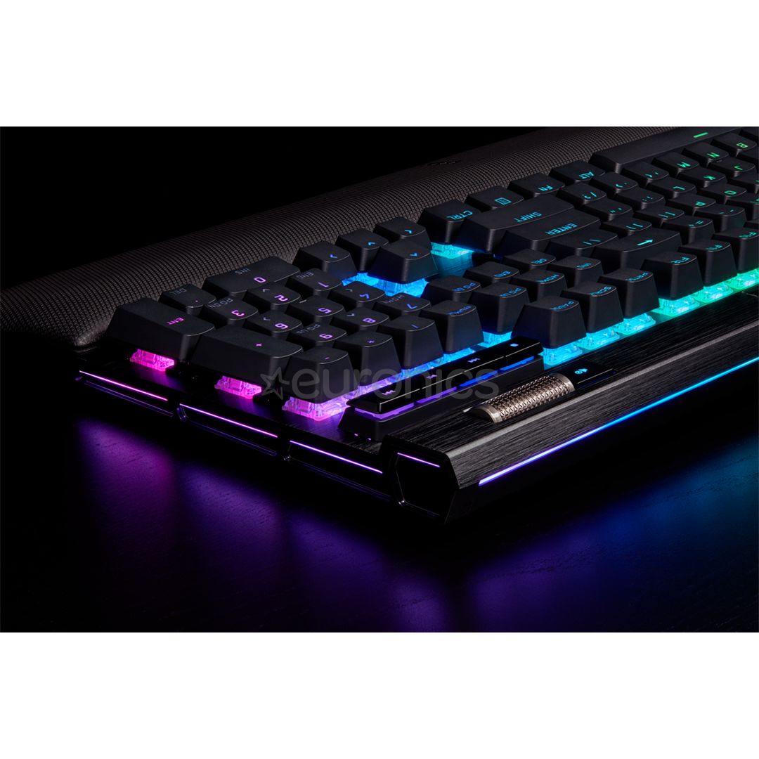 Corsair K100 Cherry MX Speed Black, SWE, black - Mechanical Keyboard