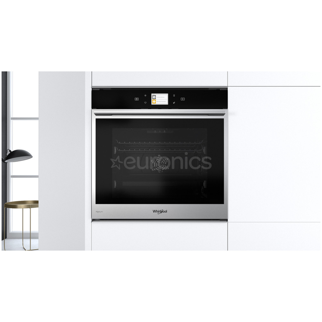 Whirlpool, 73 L, black/inox - Built-in oven