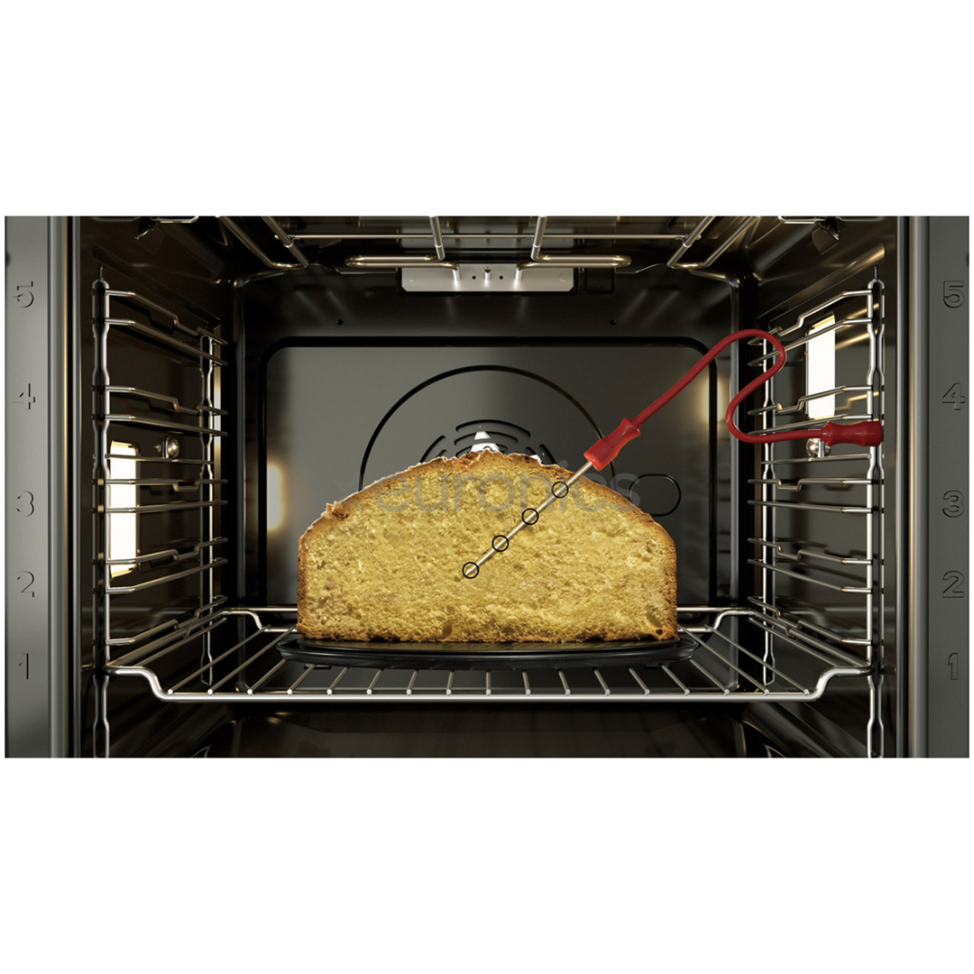 Whirlpool, 73 L, black/inox - Built-in oven
