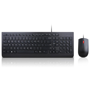 Lenovo Combo, EST, черный - Клавиатура + мышь
