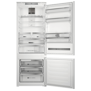 Whirlpool, 395 L, height 194 cm - Built-in Refrigerator