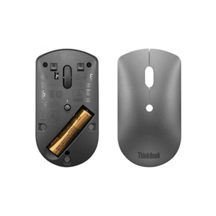 Lenovo ThinkBook Bluetooth Silent, gray - Wireless Optical Mouse