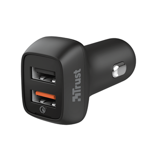 Car charger 2x USB Trust Qmax Ultra-Fast with QC3.0 (30W)