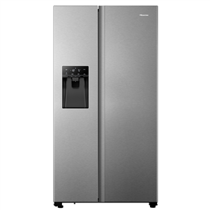 Hisense, диспенсер для воды и льда, 562 л, высота 179 см, нерж. сталь - SBS-холодильник RS694N4TIE