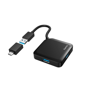 USB Hub Hama 4 x USB 3.2 USB-C 00200116