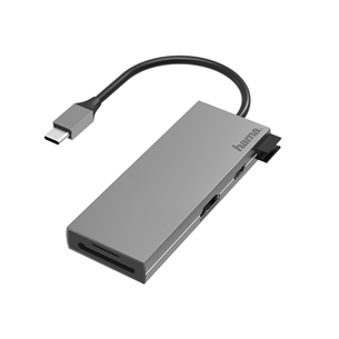USB adapter  Hama USB-C multiport adapter (6 liidest) 00200110